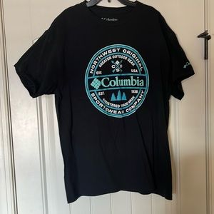 Men’s Large Columbia T Shirt Decal